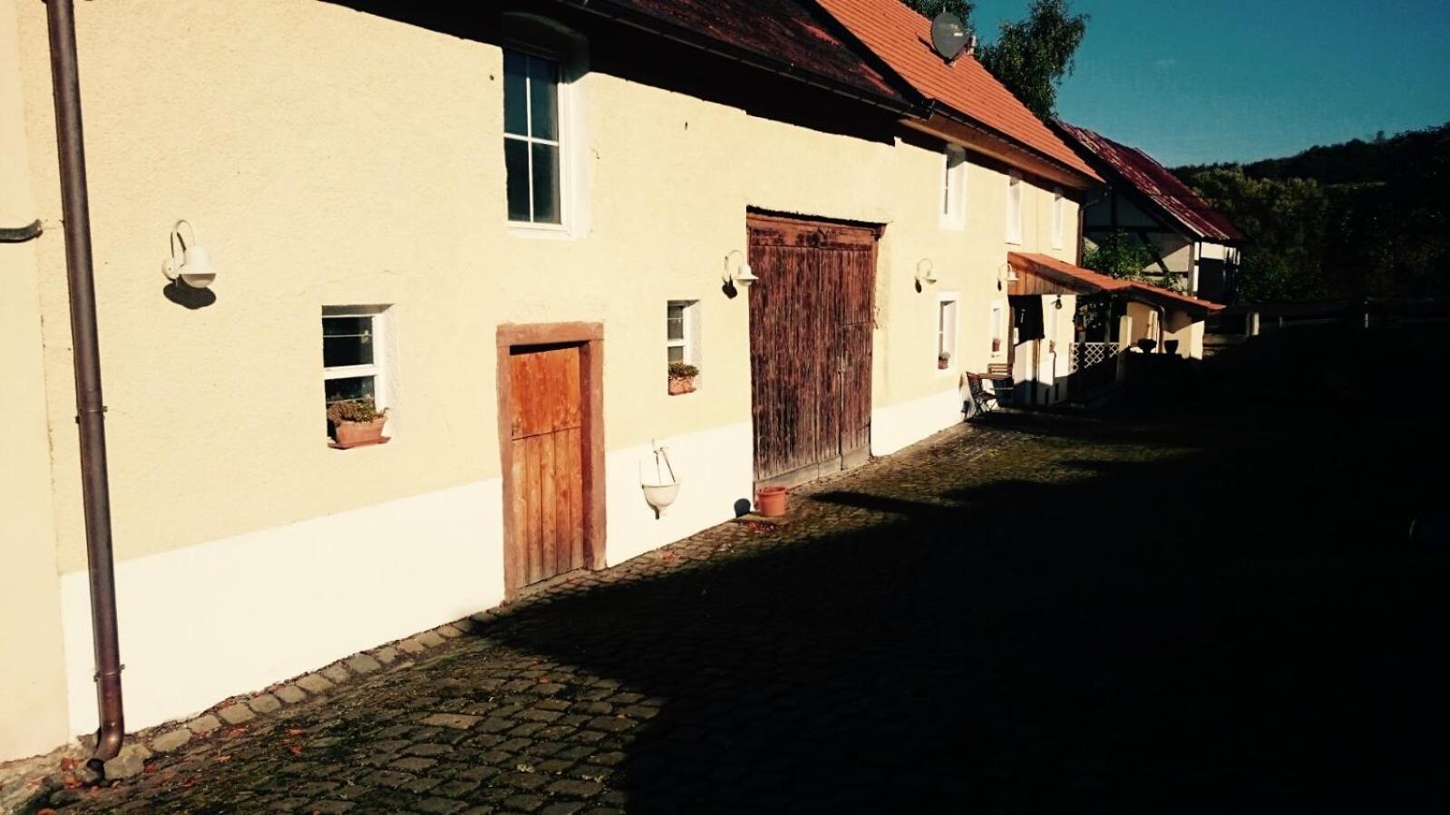 Ferienwohnung Schlössershof Borler Exterior foto